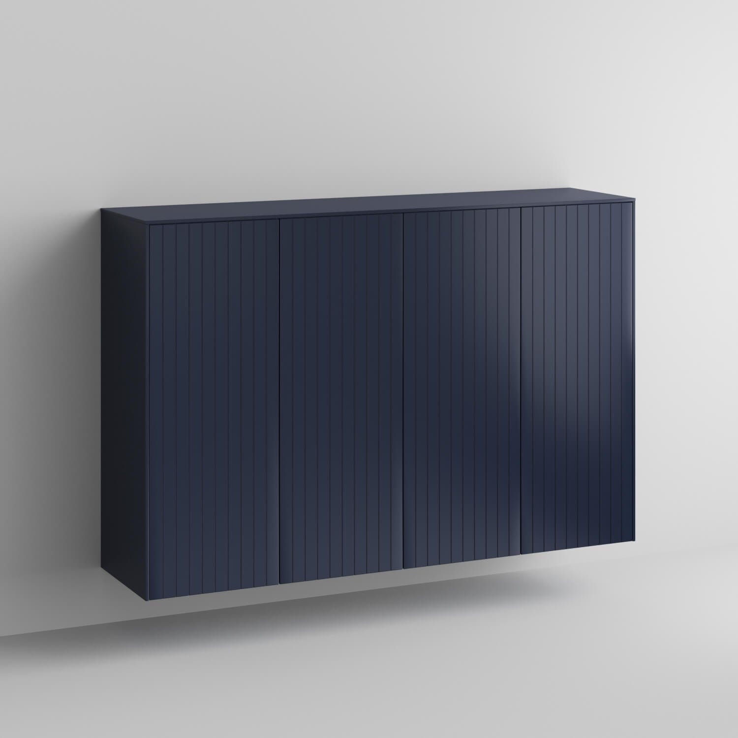 Batten Full Kit (doors, top and side panels) in Classy Navy to remodel Sektion, 2 frames. Rich and durable designer-grade finish.