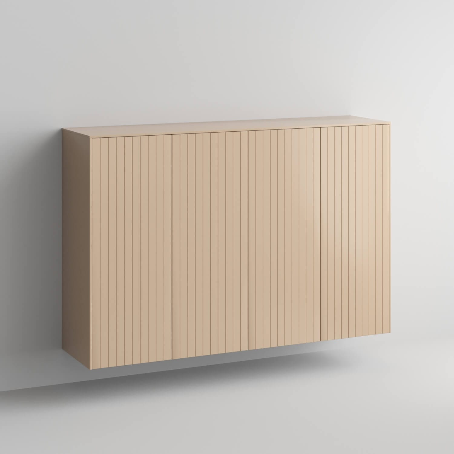 Batten Full Kit (doors, top and side panels) in Earthy Sand to remodel Sektion, 2 frames. Rich and durable designer-grade finish.