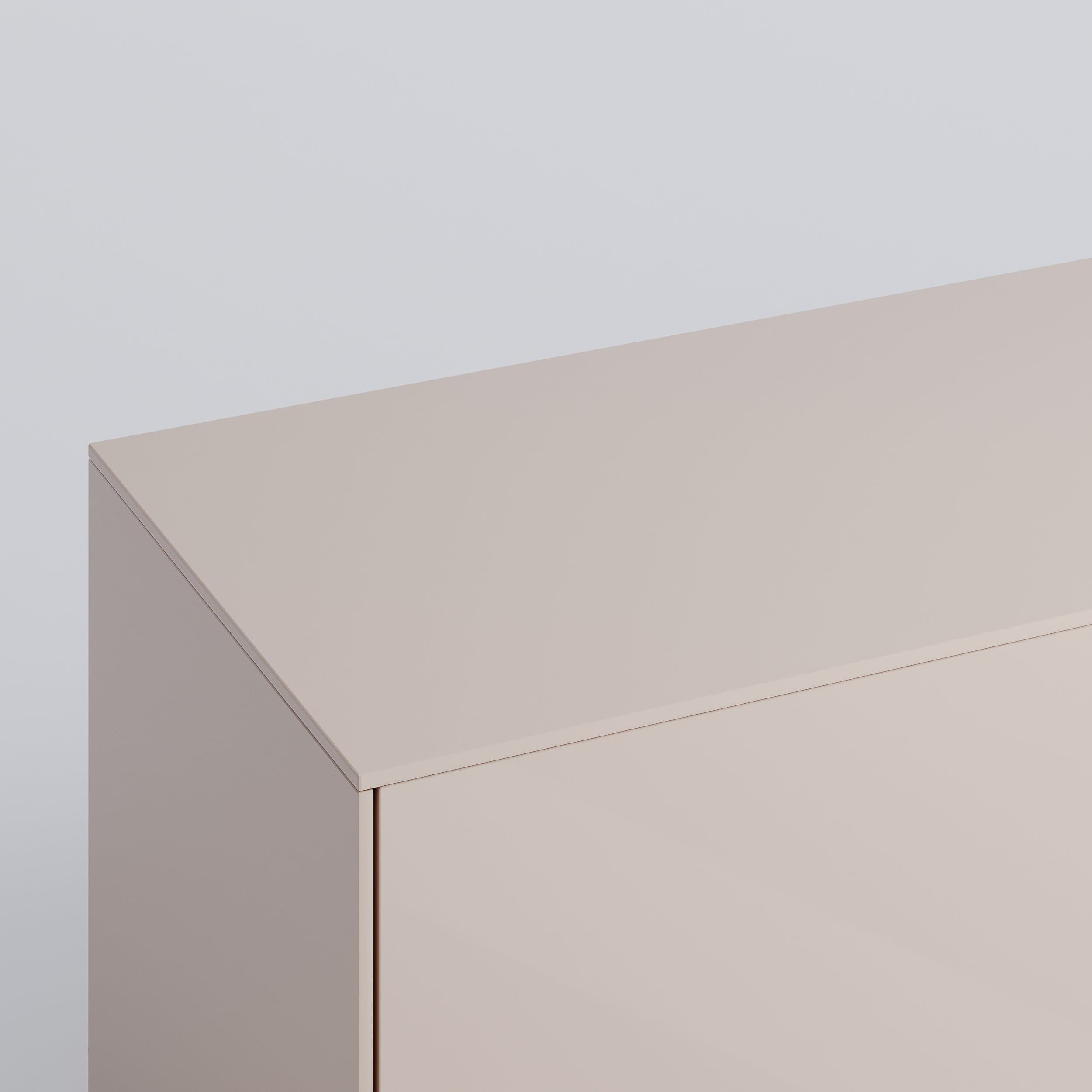 Besta Top Panel in Pale Blush. Rich and durable designer-grade finish.