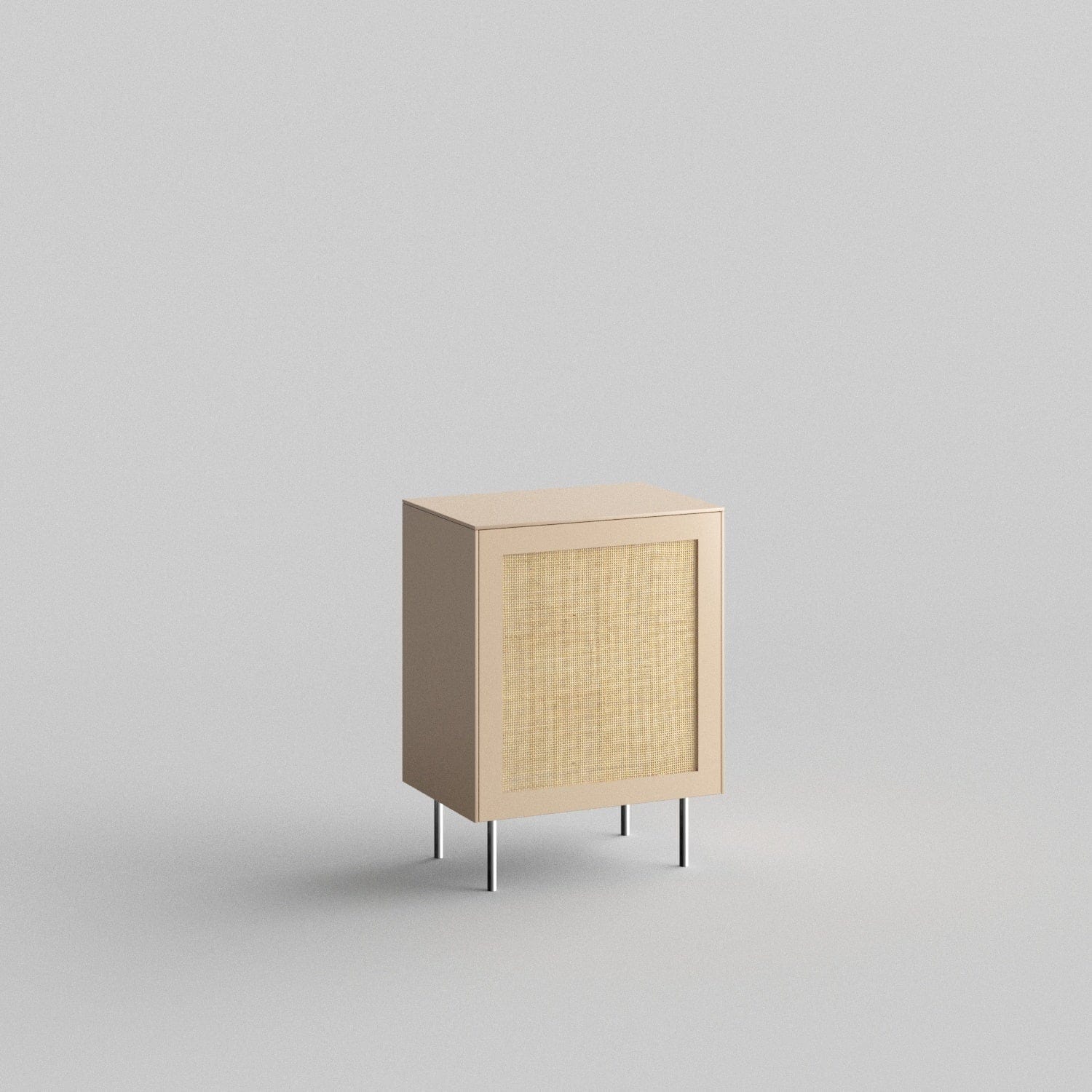 Cane Full Kit (door, top and side panels) in Earthy Sand to remodel Besta, 25" tall 1 door frame. Rich and durable designer-grade finish.