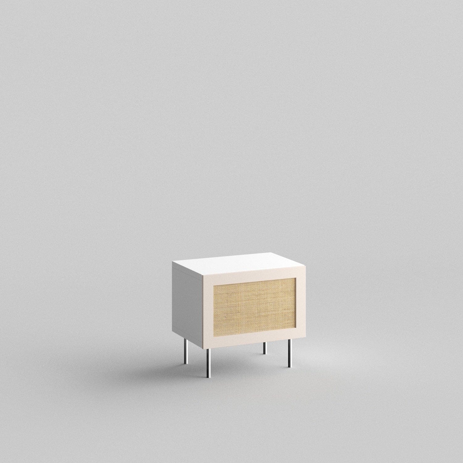 Cane Single Cabinet Door Pale Blush IKEA Besta