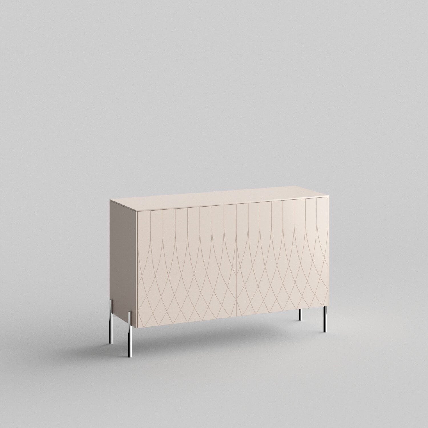 Seville Full Kit (doors, top and side panels) in Pale Blush to remodel Besta, 25" tall 2 door frame. Rich and durable designer-grade finish.