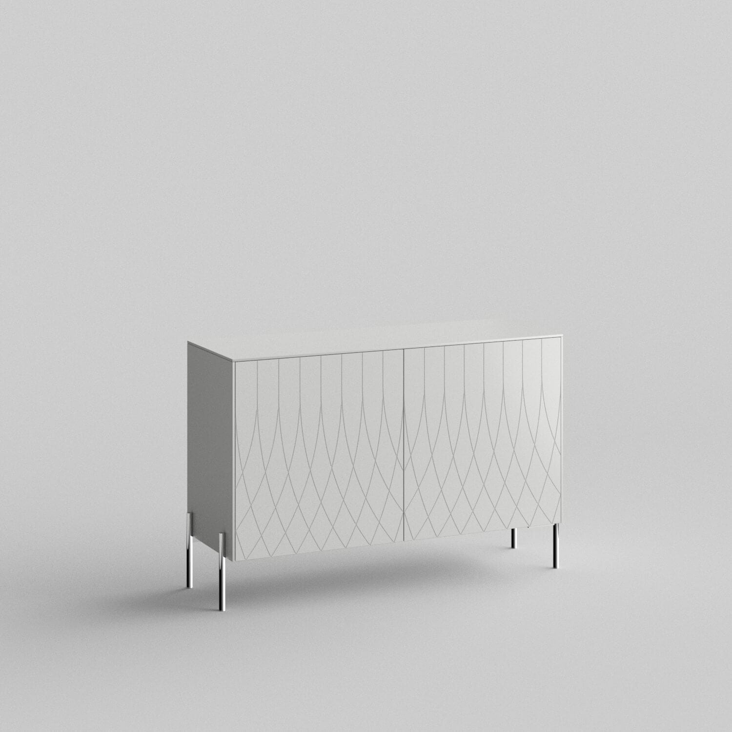 Seville Full Kit (doors, top and side panels) in Perfect Gray to remodel Besta, 25" tall 2 door frame. Rich and durable designer-grade finish.