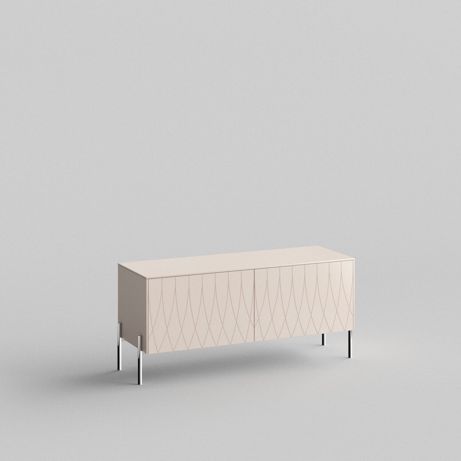 Seville Full Kit (doors, top and side panels) in Pale Blush to remodel Besta, 15" tall 2 door frame. Rich and durable designer-grade finish.