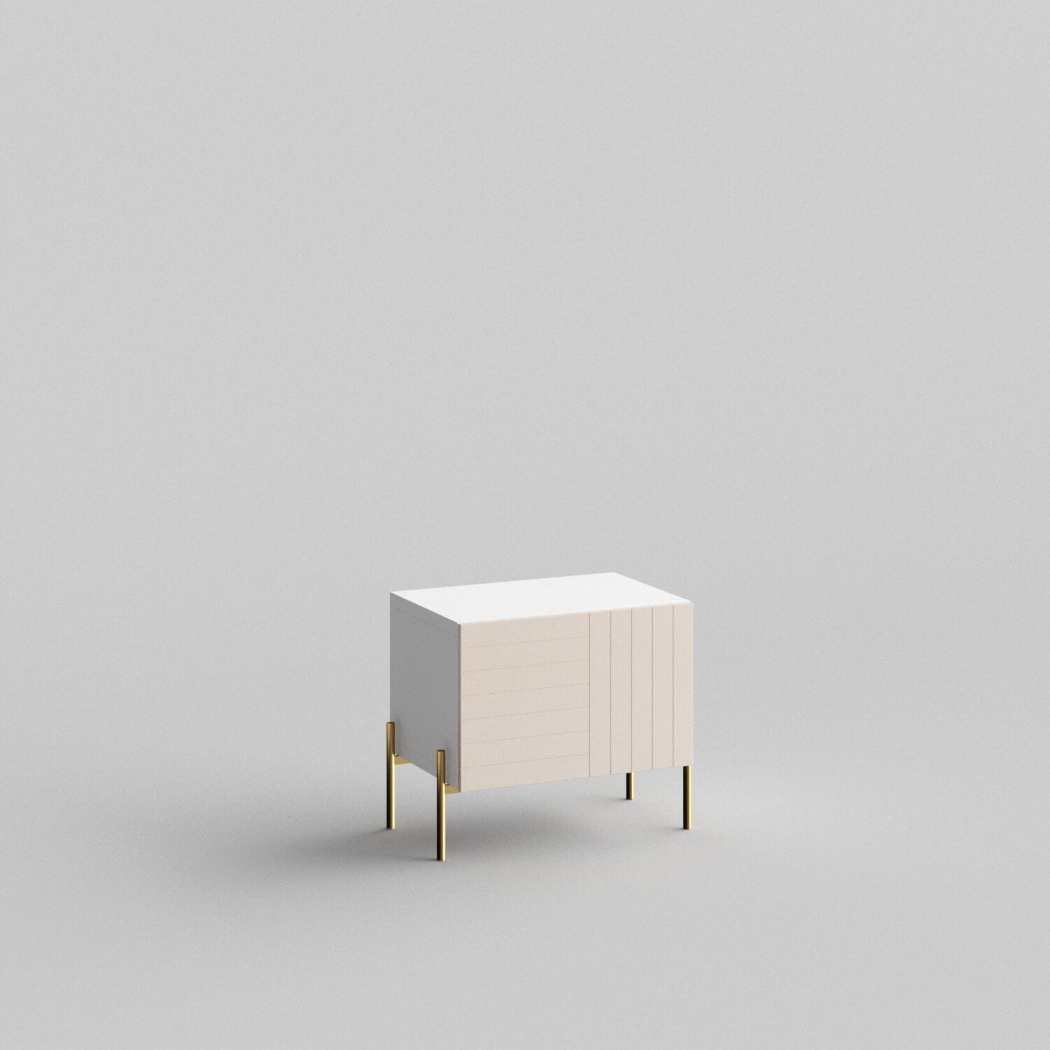 Custom doors for IKEA Besta Cabinet Door Pale Blush