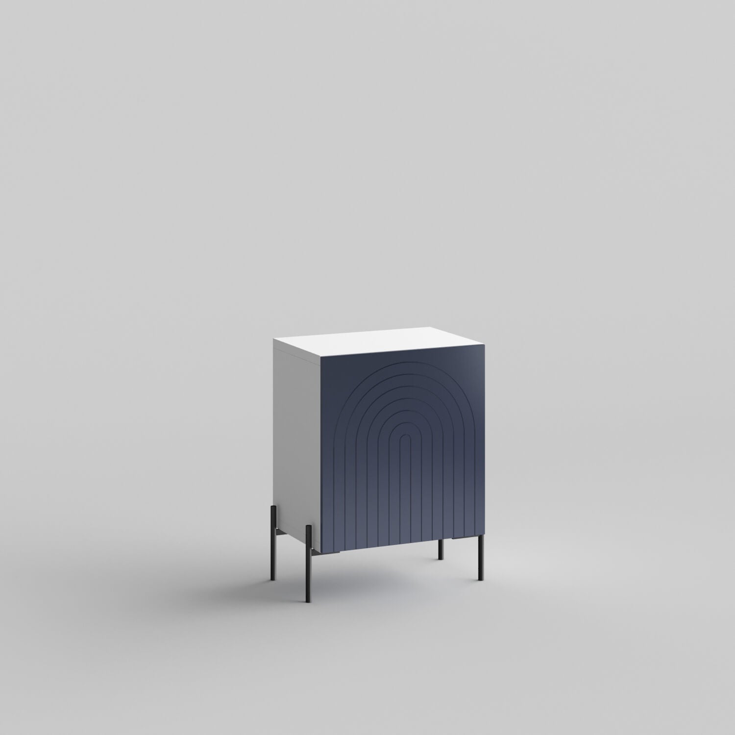 Custom doors for IKEA Besta Cabinet Door Arches Classy Navy