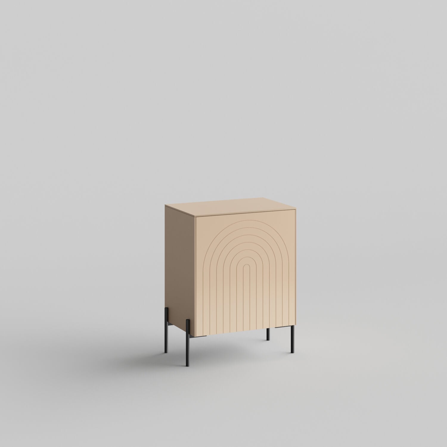 Arches Full Kit (door, top and side panels) in Earthy Sand to remodel Besta, 25" tall 1 door frame. Rich and durable designer-grade finish.