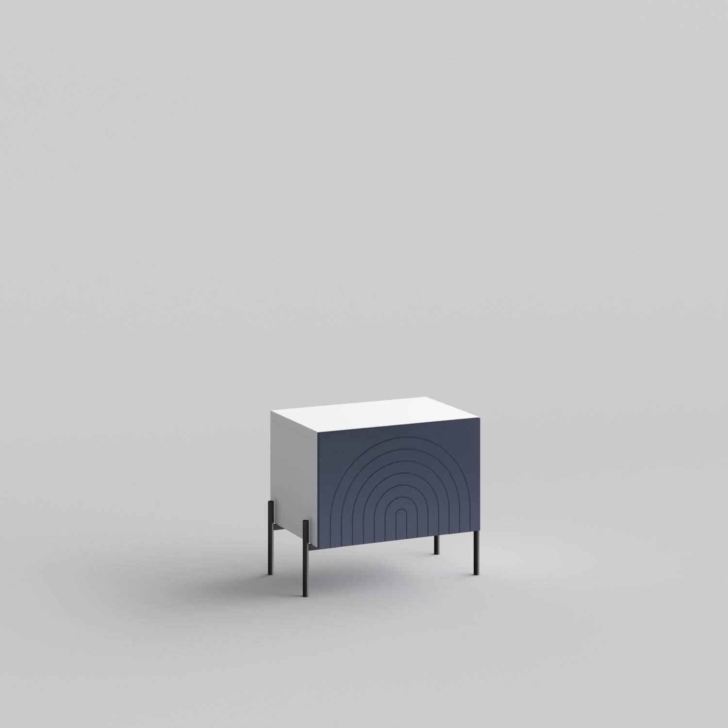 Custom doors for IKEA Besta Cabinet Door Arches Classy Navy