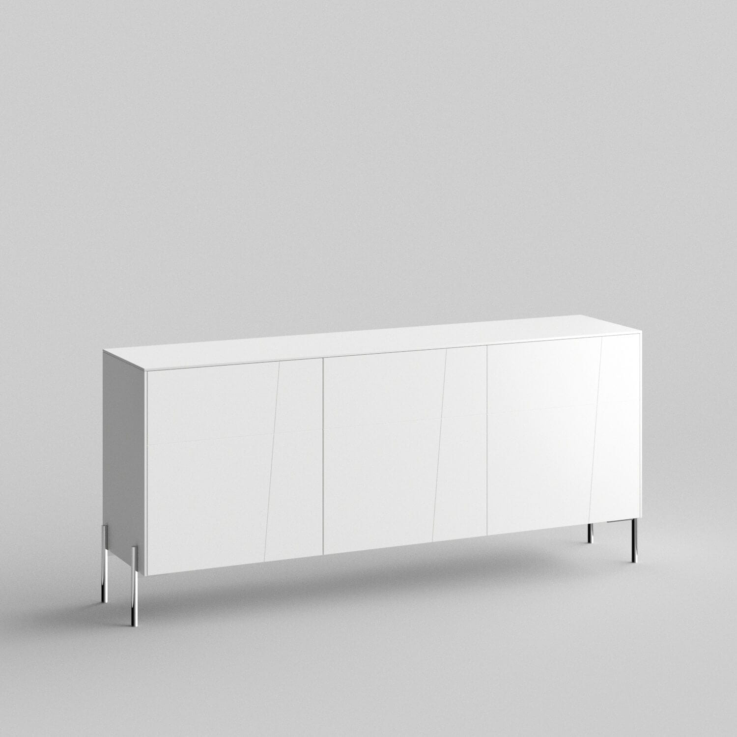 Rafter Full Kit (doors, top and side panels) in White Lace to remodel Besta, 25" tall 3 door frame. Rich and durable designer-grade finish.
