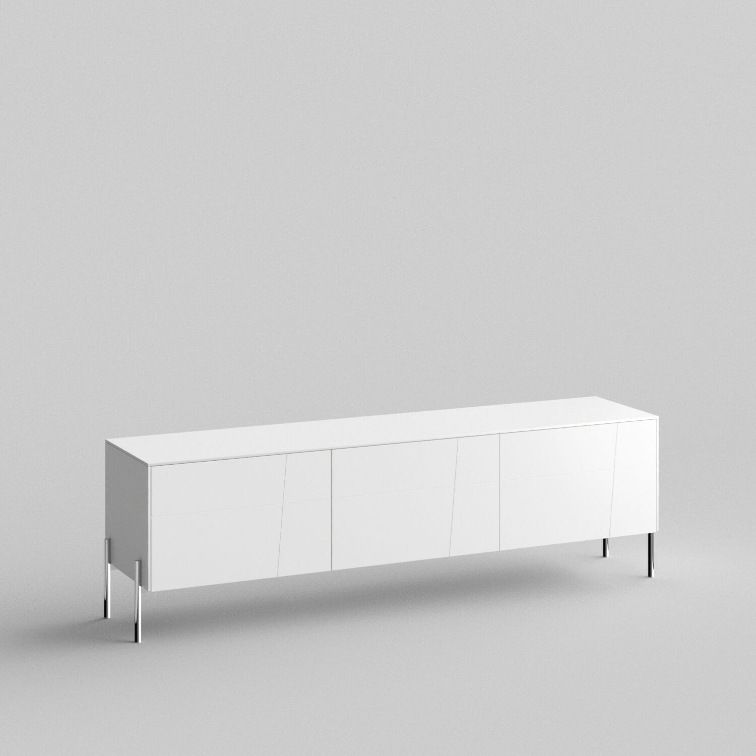 Rafter Full Kit (doors, top and side panels) in White Lace to remodel Besta, 15" tall 3 door frame. Rich and durable designer-grade finish.