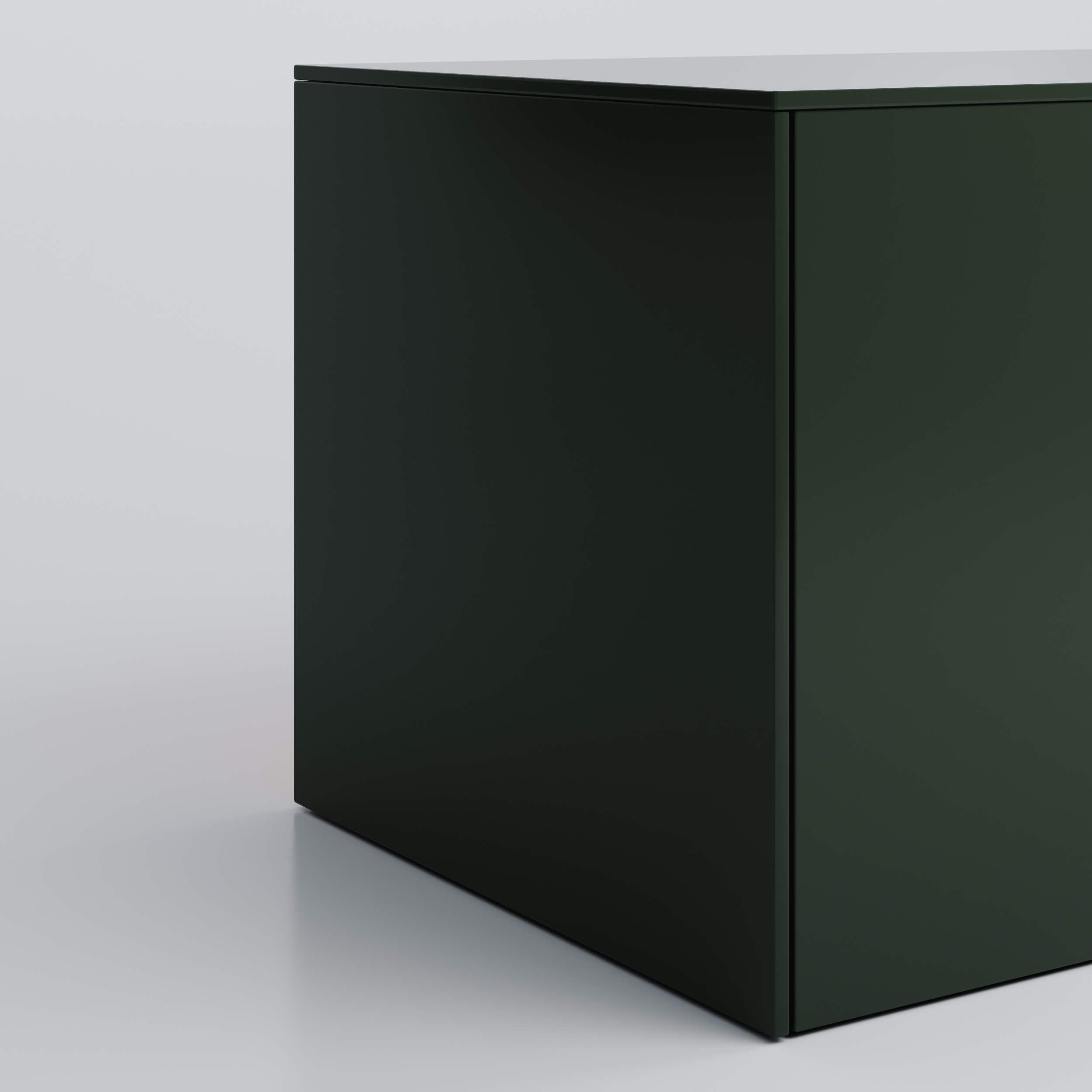 Sektion Side Panel in Luxe Green. Rich and durable designer-grade finish.