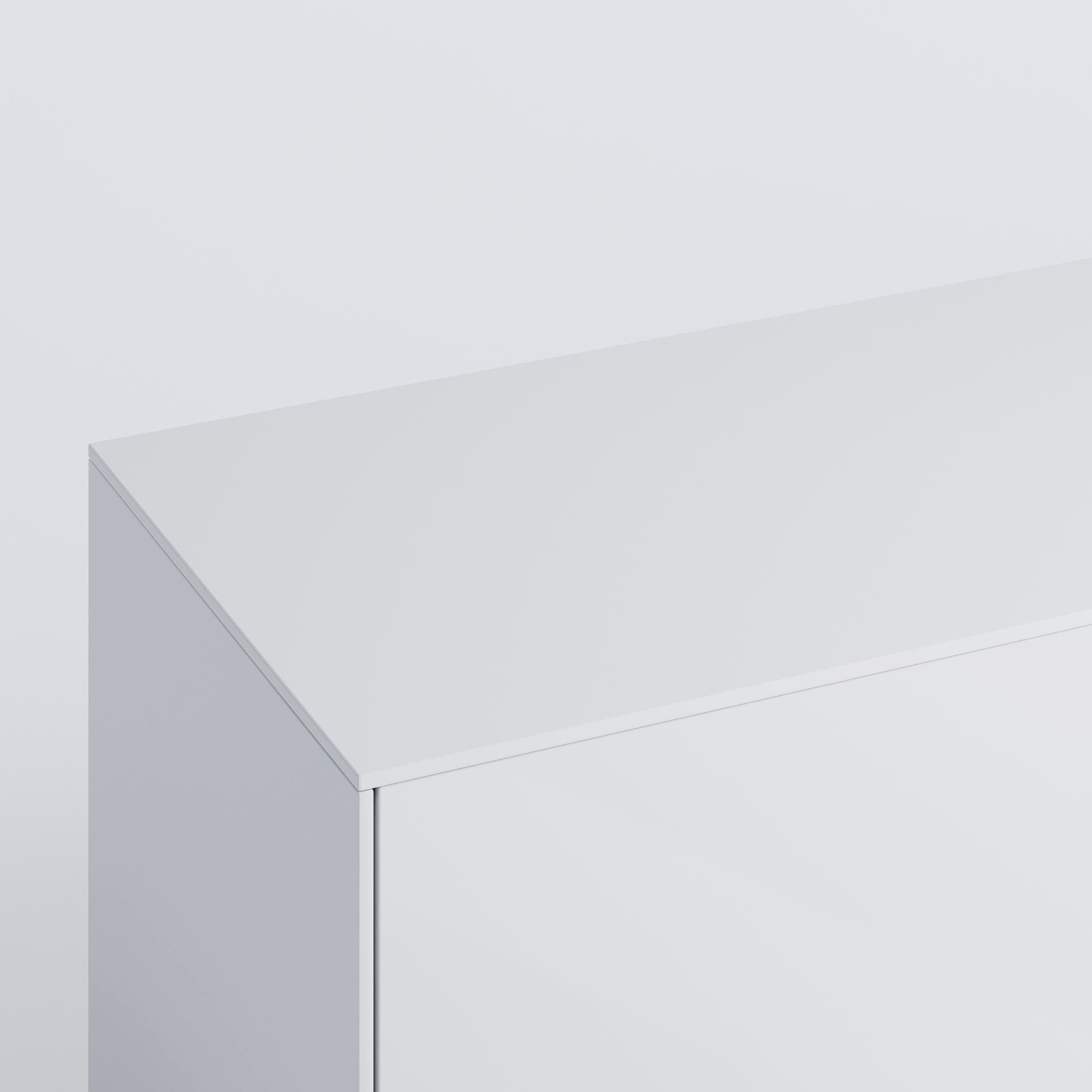 Sektion Top Panel in White Lace. Rich and durable designer-grade finish.