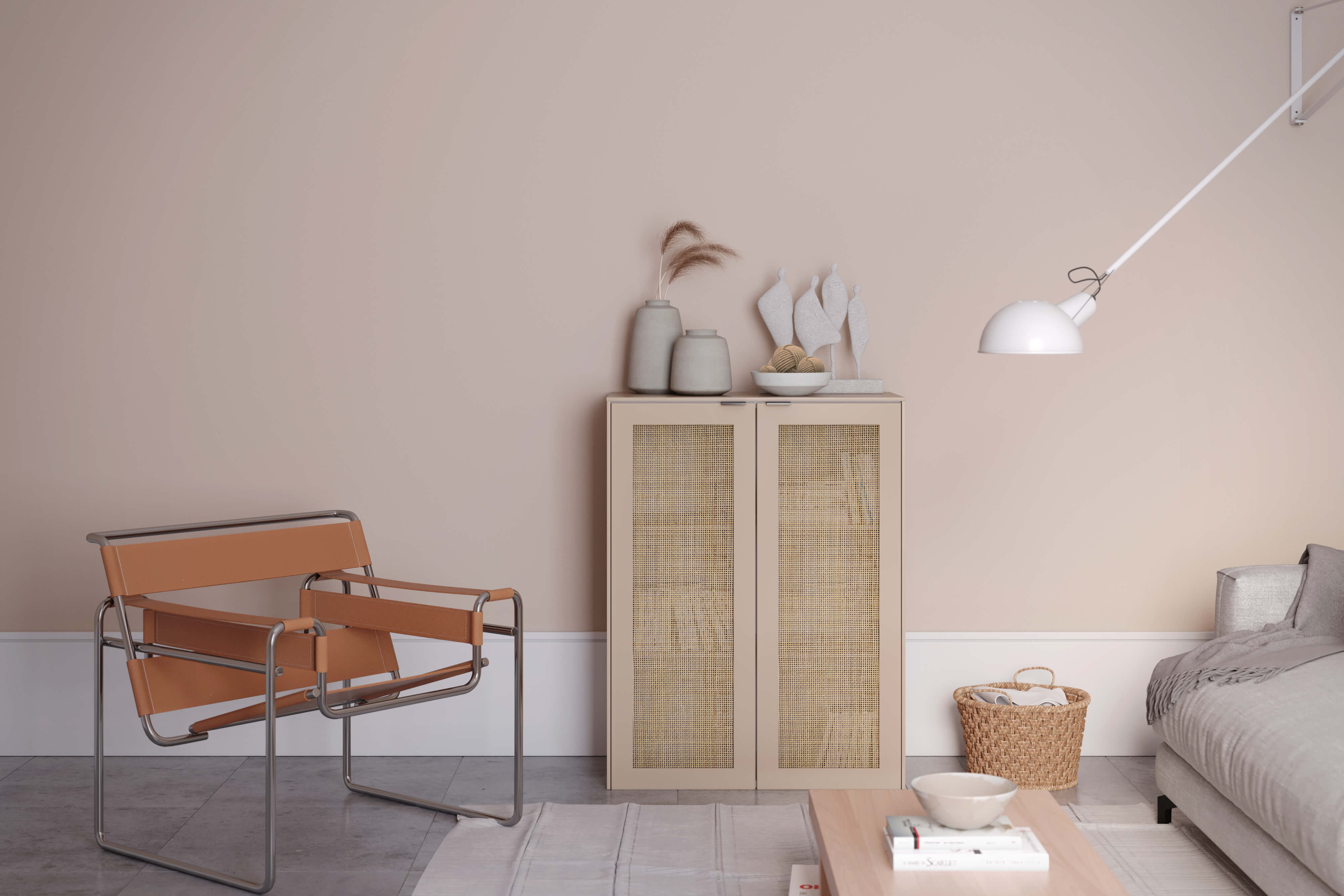 Stylish sideboard for small space using IKEA hack