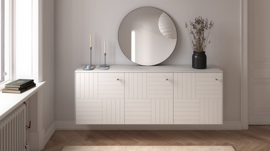 Custom IKEA Besta Cabinet with Norse Components