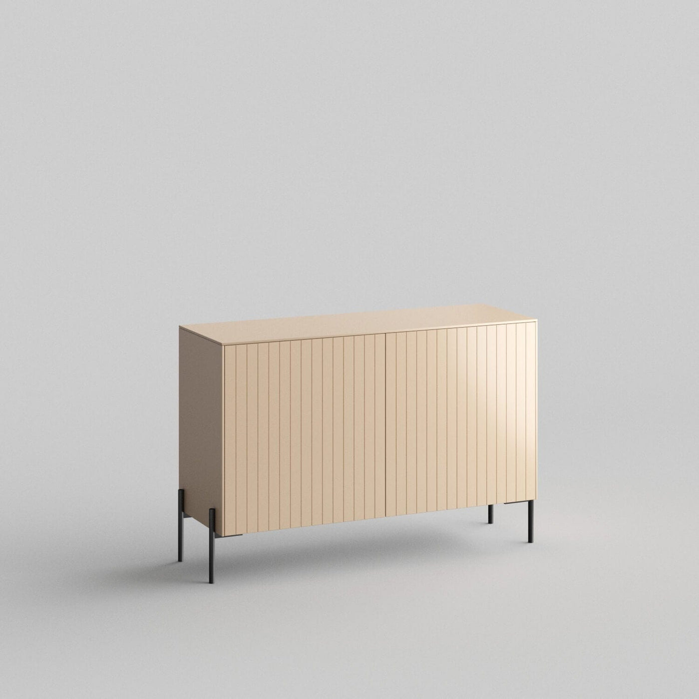 Batten Full Kit (doors, top and side panels) in Earthy Sand to remodel Besta, 25" tall 2 door frame. Rich and durable designer-grade finish.