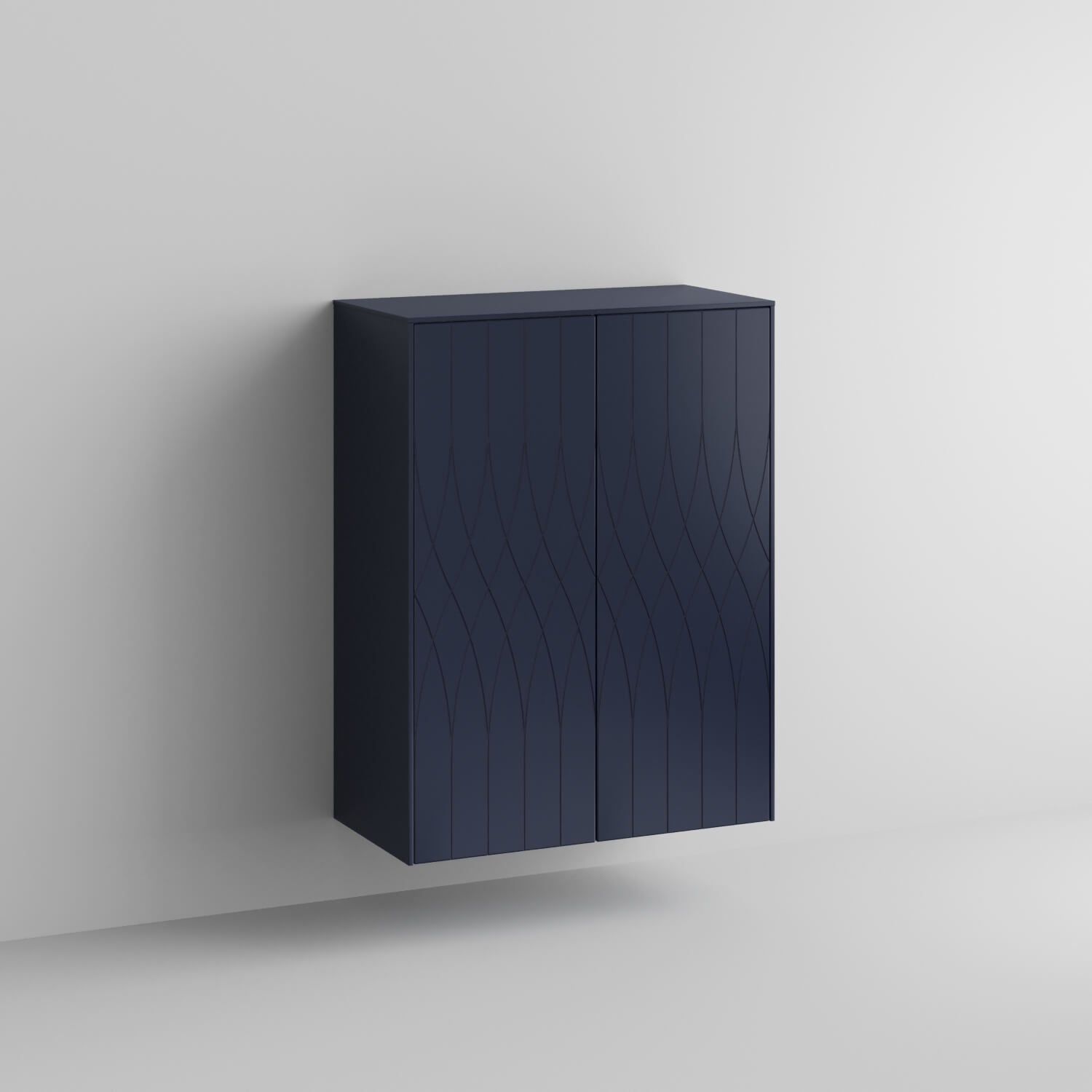 Seville Full Kit (doors, top and side panels) in Classy Navy to remodel Sektion, 1 frame. Rich and durable designer-grade finish.