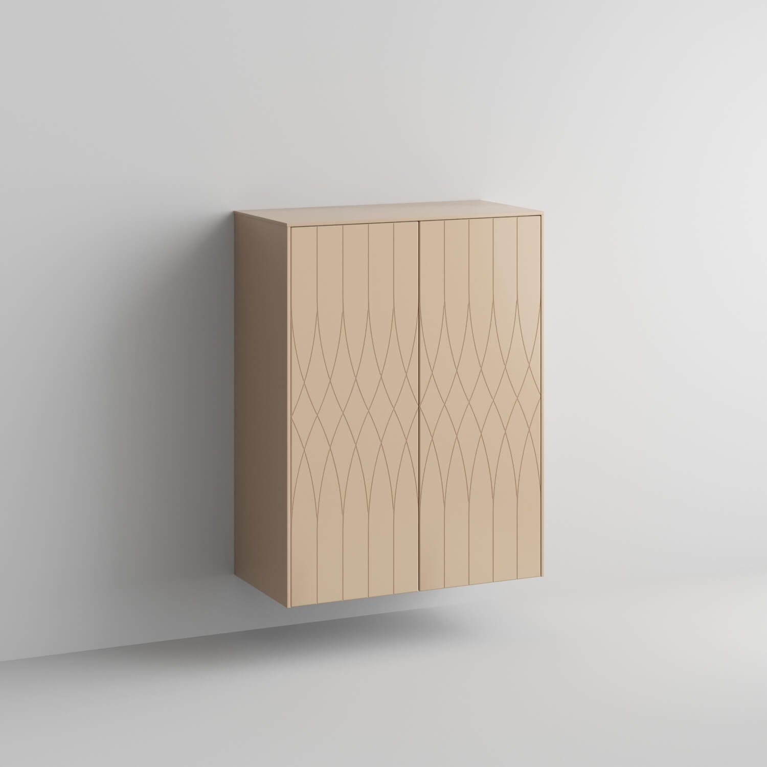 Seville Full Kit (doors, top and side panels) in Earthy Sand to remodel Sektion, 1 frame. Rich and durable designer-grade finish.