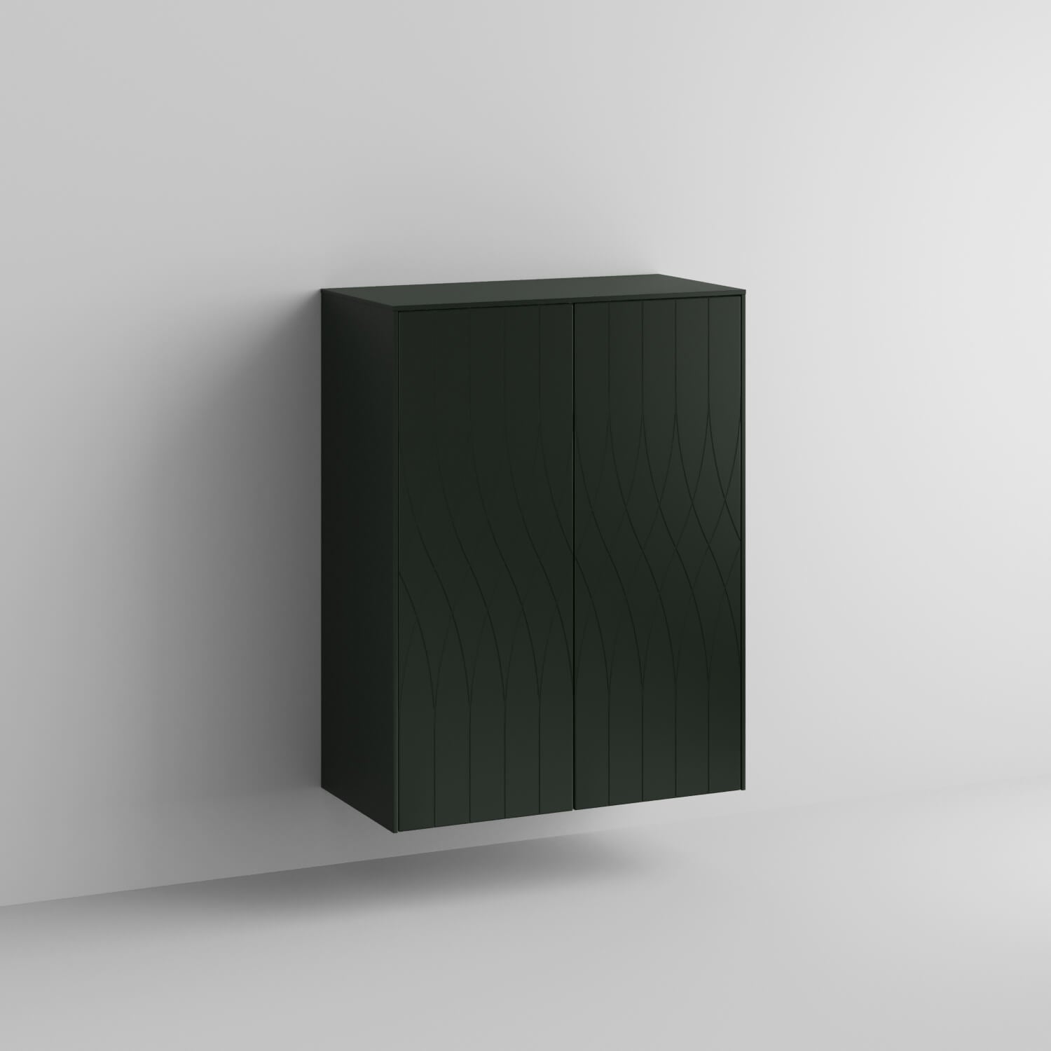 Seville Full Kit (doors, top and side panels) in Luxe Green to remodel Sektion, 1 frame. Rich and durable designer-grade finish.