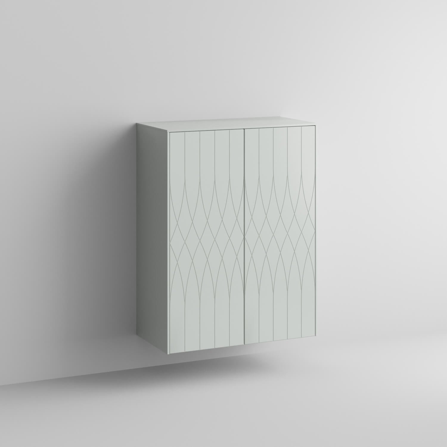 Seville Full Kit (doors, top and side panels) in Silver Sage to remodel Sektion, 1 frame. Rich and durable designer-grade finish.