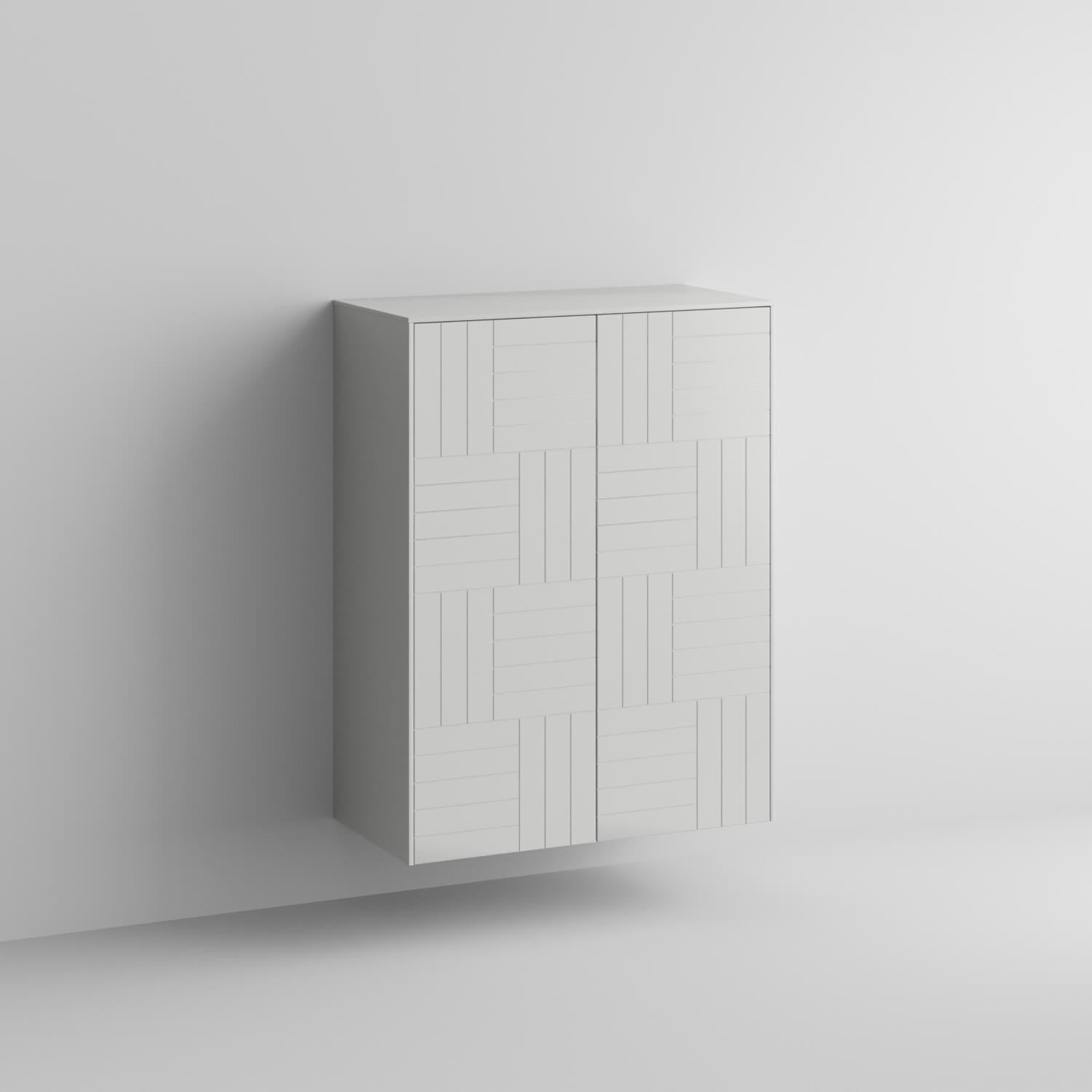 Parquet Full Kit (doors, top and side panels) in Perfect Gray to remodel Sektion, 1 frame. Rich and durable designer-grade finish.