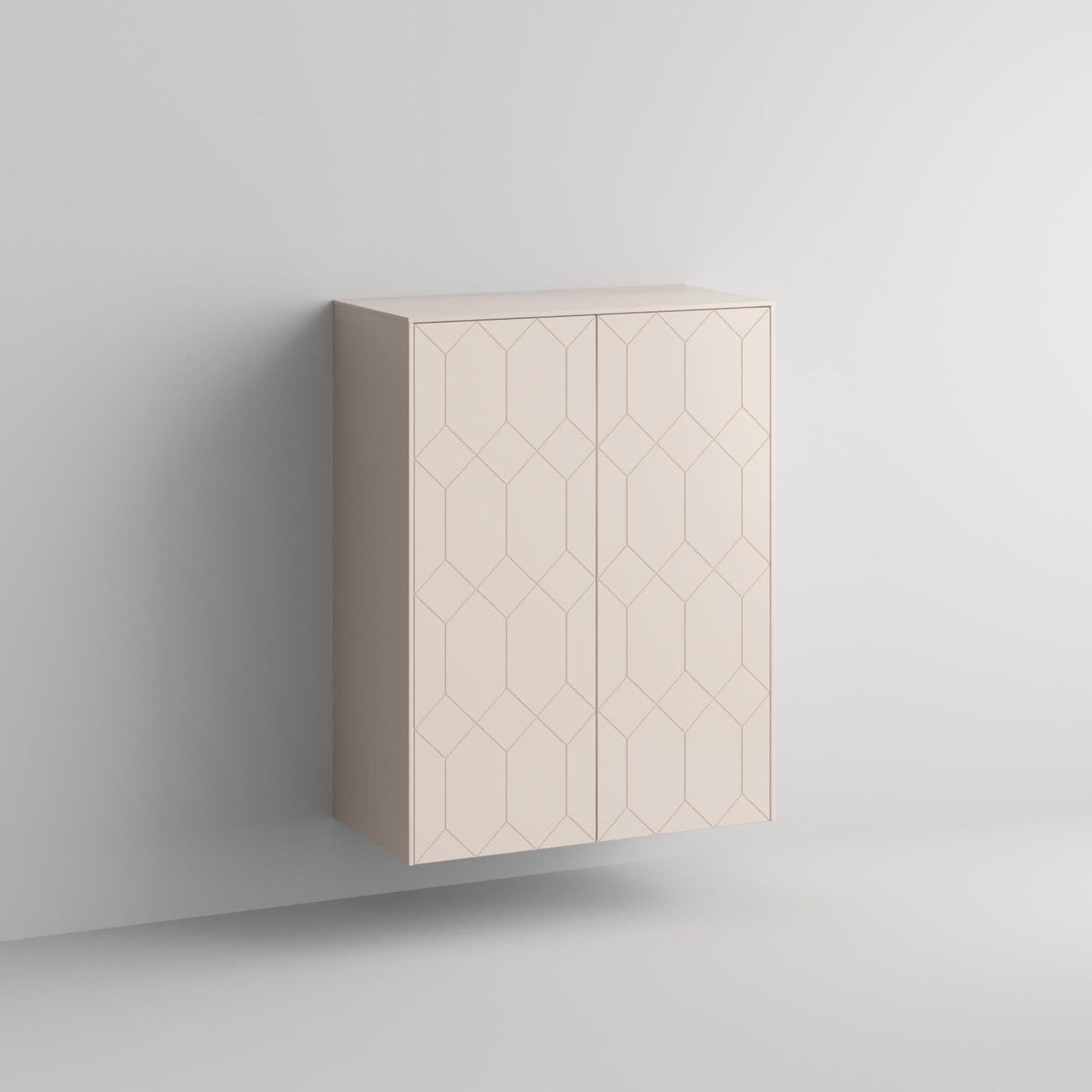 Bracelet Full Kit (doors, top and side panels) in Pale Blush to remodel Sektion, 1 frame. Rich and durable designer-grade finish.