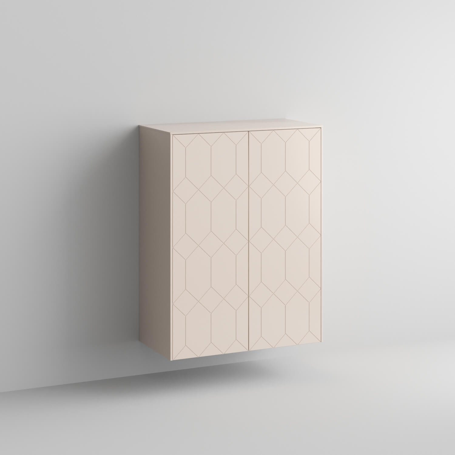 Bracelet Full Kit (doors, top and side panels) in Pale Blush to remodel Sektion, 1 frame. Rich and durable designer-grade finish.