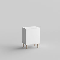 Slab Full Kit (door, top and side panels) in White Lace to remodel Besta, 25" tall 1 door frame. Rich and durable designer-grade finish.