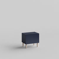 Slab Full Kit (door, top and side panels) in Classy Navy to remodel Besta, 15" tall 1 door frame. Rich and durable designer-grade finish.