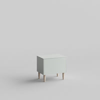 Slab Full Kit (door, top and side panels) in Silver Sage to remodel Besta, 15" tall 1 door frame. Rich and durable designer-grade finish.