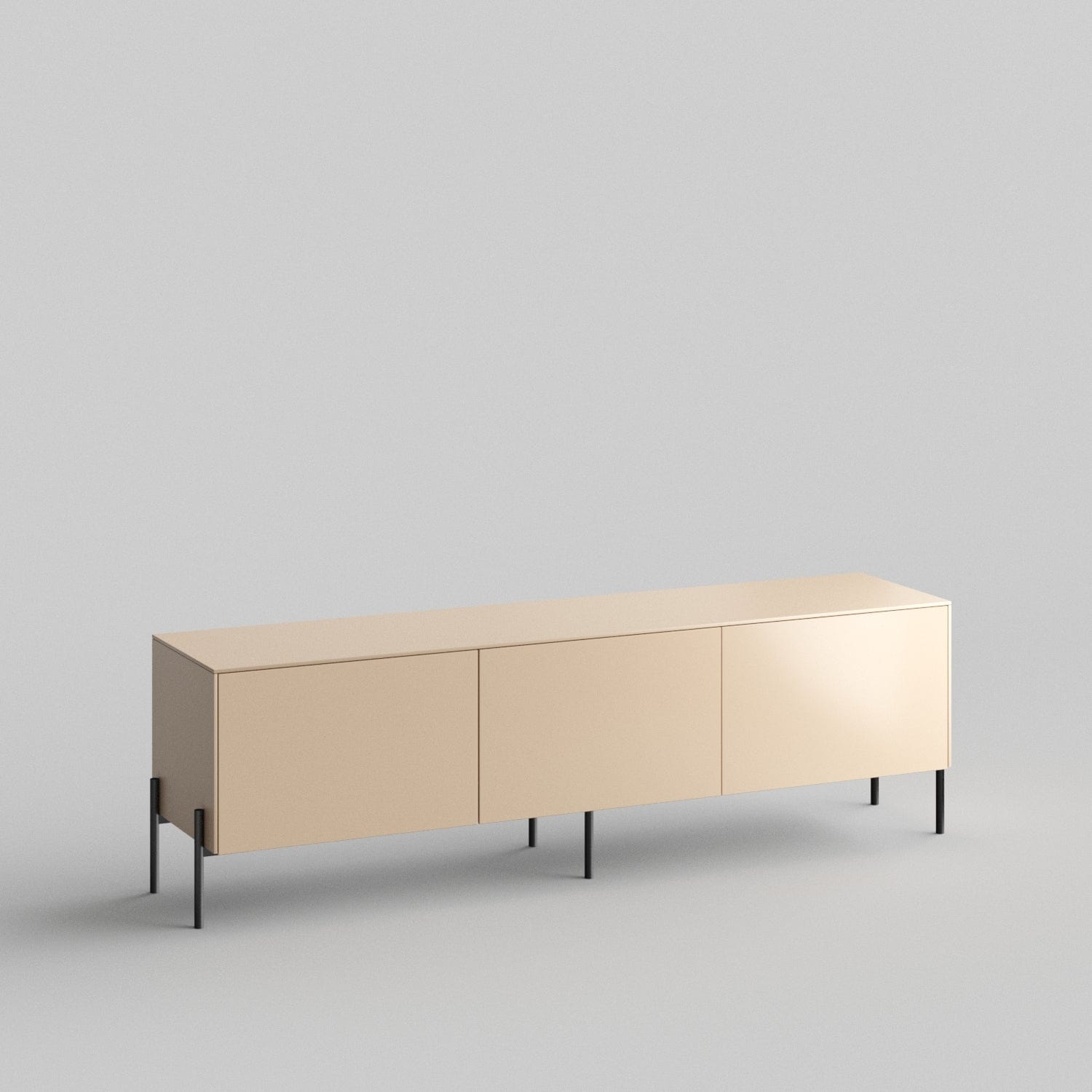 Slab Full Kit (doors, top and side panels) in Earthy Sand to remodel Besta, 15" tall 3 door frame. Rich and durable designer-grade finish.