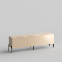 Slab Full Kit (doors, top and side panels) in Earthy Sand to remodel Besta, 15" tall 3 door frame. Rich and durable designer-grade finish.