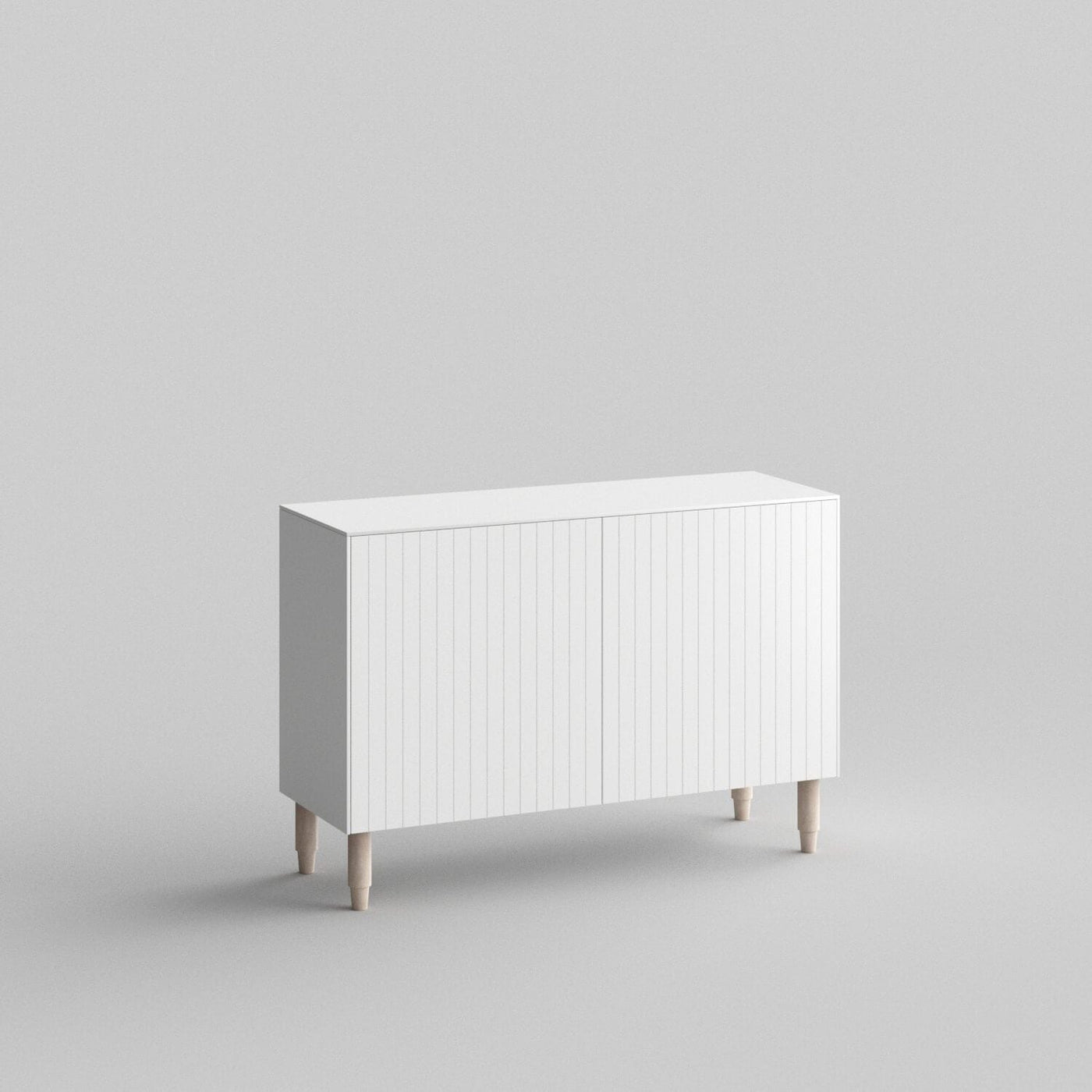 Batten Full Kit (doors, top and side panels) in White Lace to remodel Besta, 25" tall 2 door frame. Rich and durable designer-grade finish.