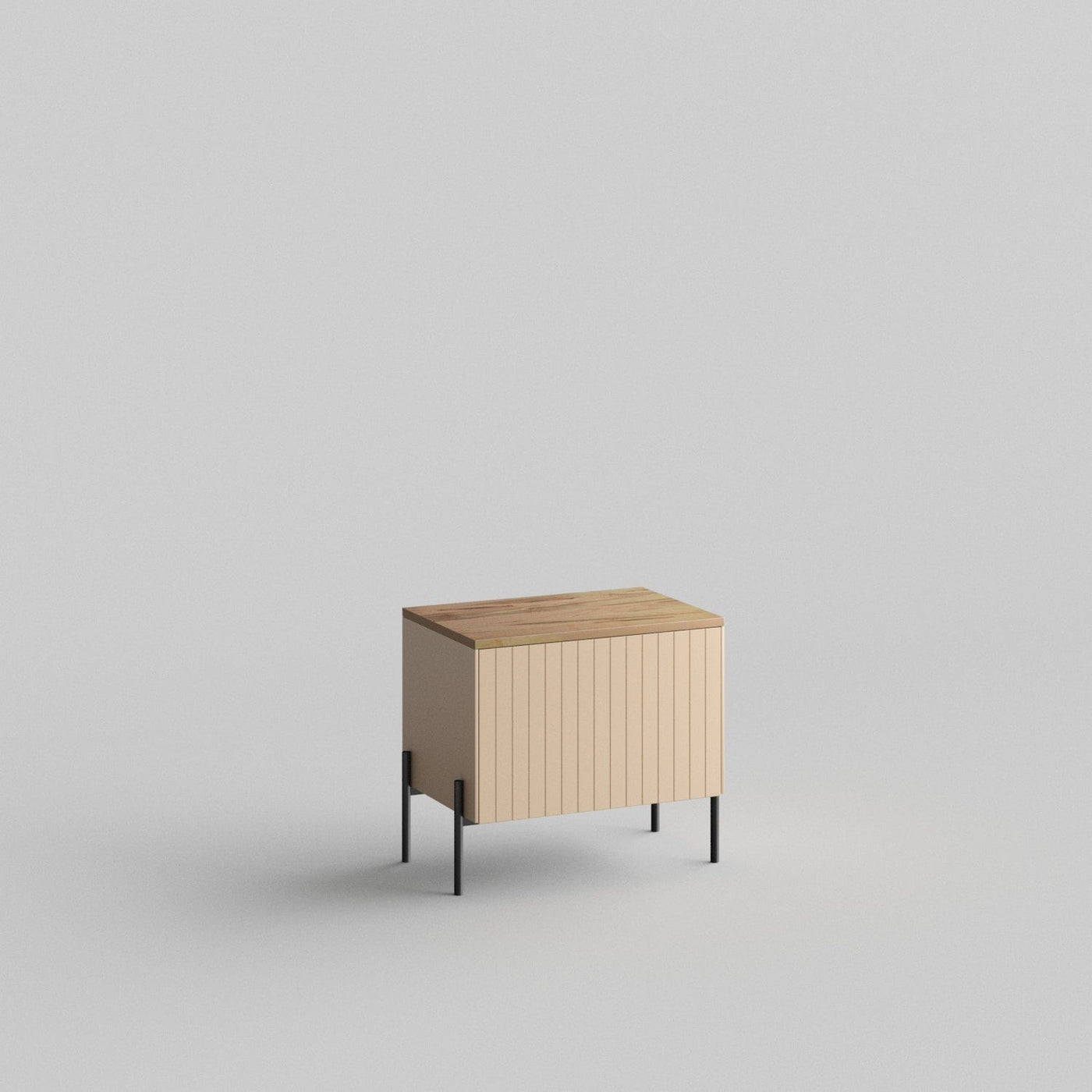Custom doors, wood top, sides, for IKEA Besta Cabinet Door Earthy Sand