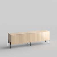 Batten Full Kit (doors, top and side panels) in Earthy Sand to remodel Besta, 15" tall 3 door frame. Rich and durable designer-grade finish.