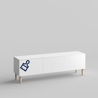 Batten Full Kit (doors, top and side panels) DIY to remodel Besta, 15" tall 3 door frame. Rich and durable designer-grade finish.