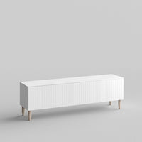 Batten Full Kit (doors, top and side panels) in White Lace to remodel Besta, 15" tall 3 door frame. Rich and durable designer-grade finish.