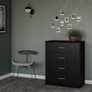 Eleanor Dresser Drawer Fronts for IKEA Malm Charcoal Black