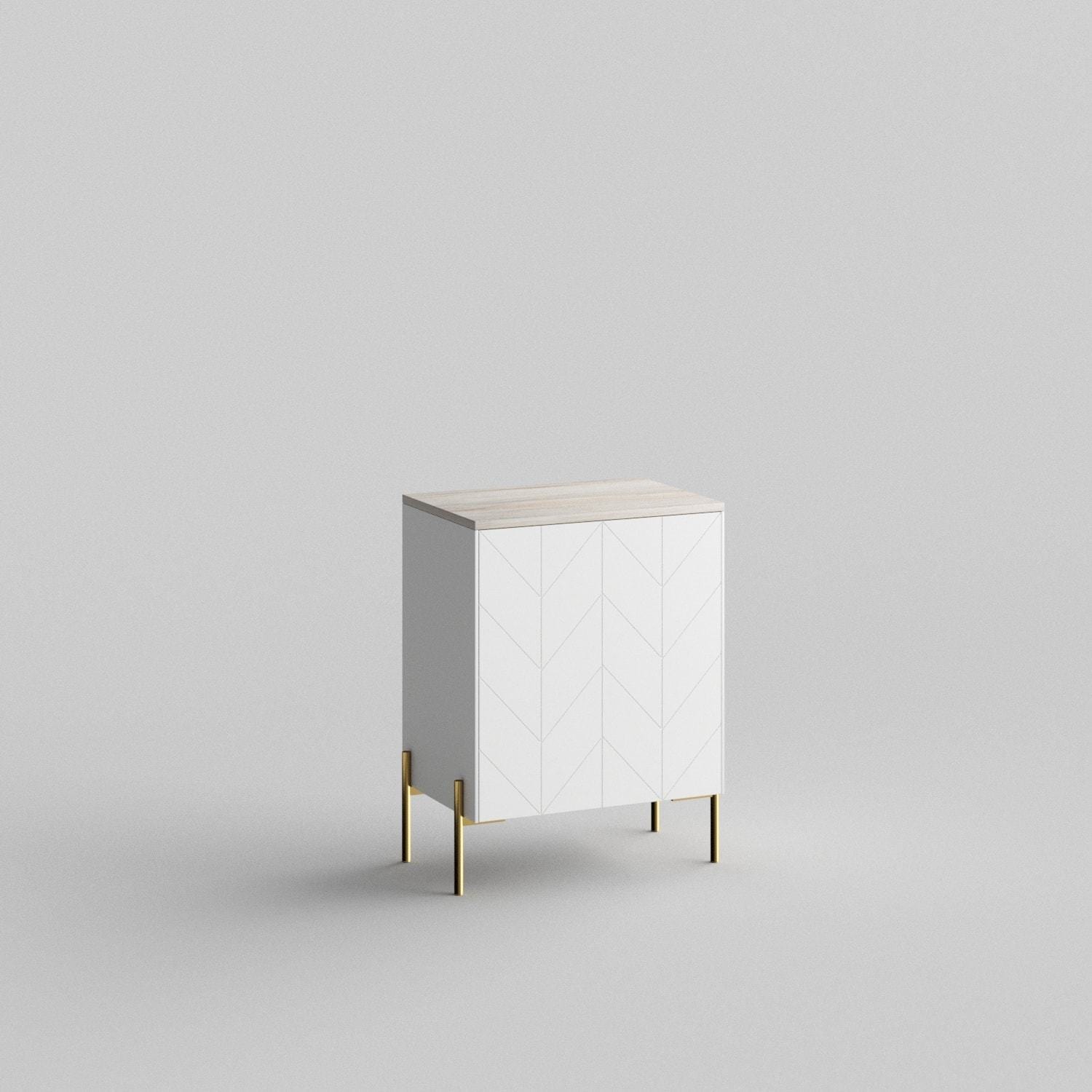 Custom doors, cool Ambrosia Maple wood top and side panels for IKEA Besta Cabinet Door White Lace