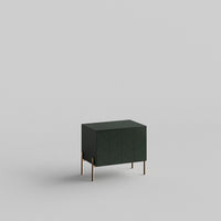 Chevron Full Kit (door, top and side panels) in Luxe Green to remodel Besta, 15" tall 1 door frame. Rich and durable designer-grade finish.