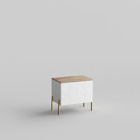 Custom doors, warm Ambrosia Maple wood top and side panels for IKEA Besta Cabinet Door White Lace