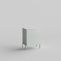 Seville Full Kit (door, top and side panels) in Silver Sage to remodel Besta, 25" tall 1 door frame. Rich and durable designer-grade finish.