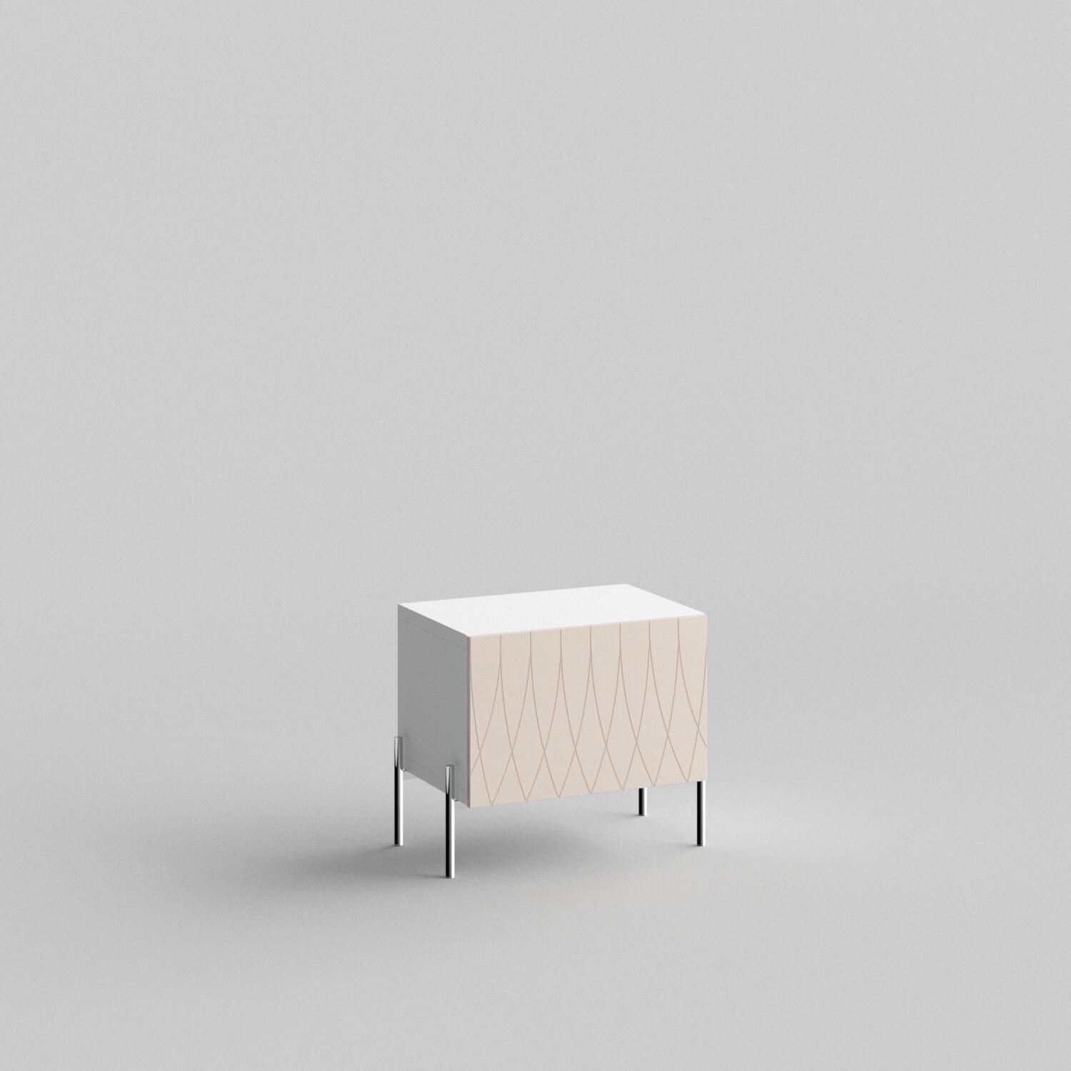 Custom door for IKEA Besta Cabinet Door Eva Pale Blush