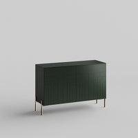 Deco Full Kit (doors, top and side panels) in Luxe Green to remodel Besta, 25" tall 2 door frame. Rich and durable designer-grade finish.