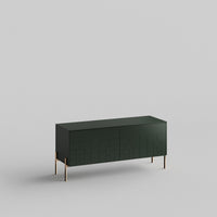 Deco Full Kit (doors, top and side panels) in Luxe Green to remodel Besta, 15" tall 2 door frame. Rich and durable designer-grade finish.