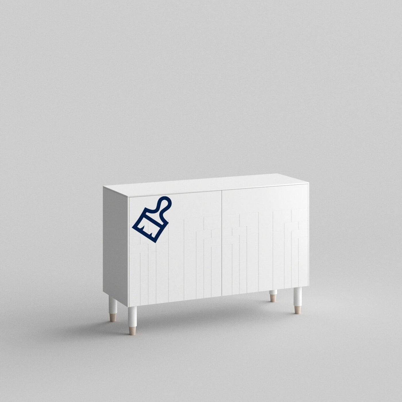 Deco Full Kit (doors, top and side panels) DIY to remodel Besta, 25" tall 2 door frame.. You finish. :)