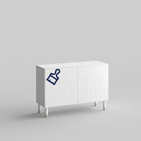 Deco Full Kit (doors, top and side panels) DIY to remodel Besta, 25" tall 2 door frame.. You finish. :)