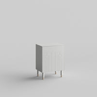 Deco Full Kit (door, top and side panels) in Perfect Gray to remodel Besta, 25" tall 1 door frame. Rich and durable designer-grade finish.