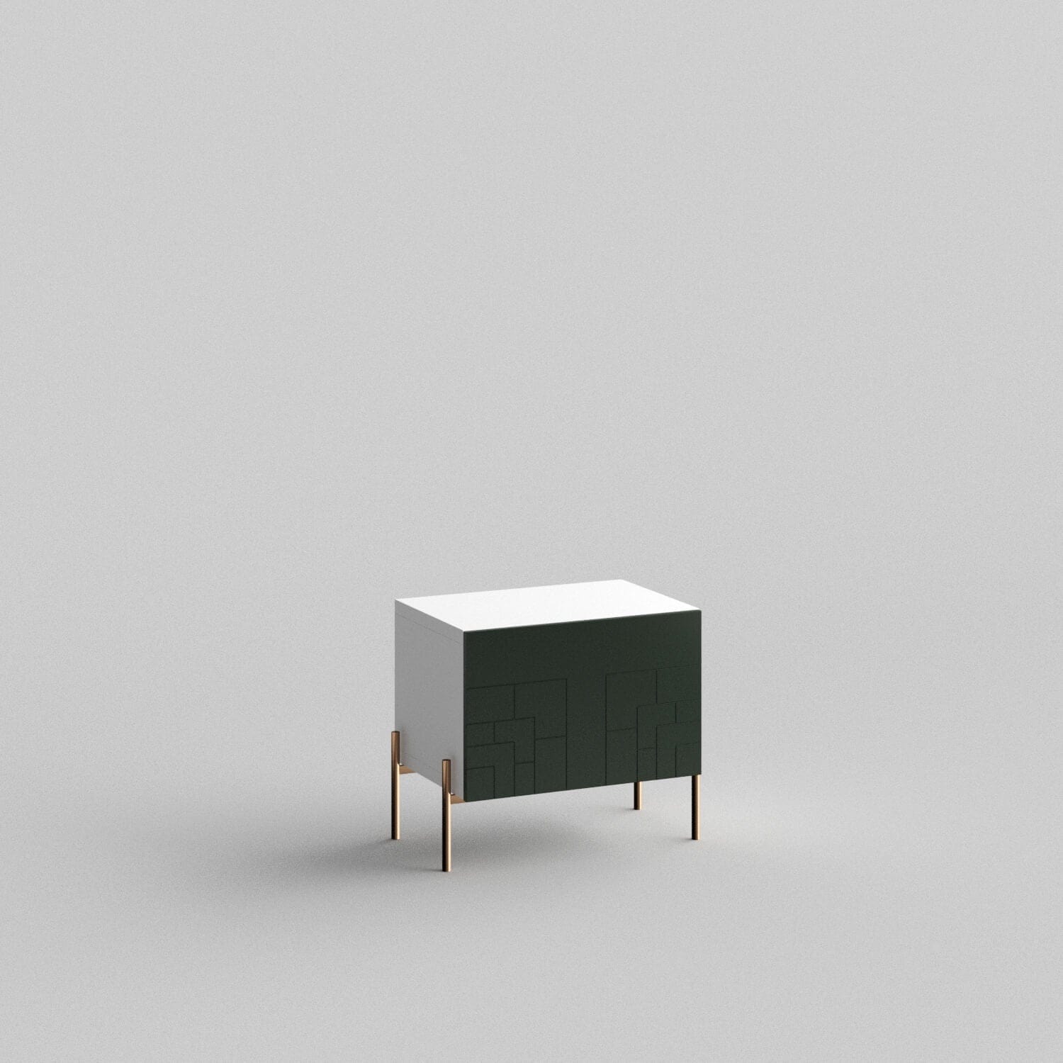 Custom doors for IKEA Besta Cabinet Door Luxe Green