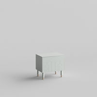 Deco Full Kit (door, top and side panels) in Silver Sage to remodel Besta, 15" tall 1 door frame. Rich and durable designer-grade finish.