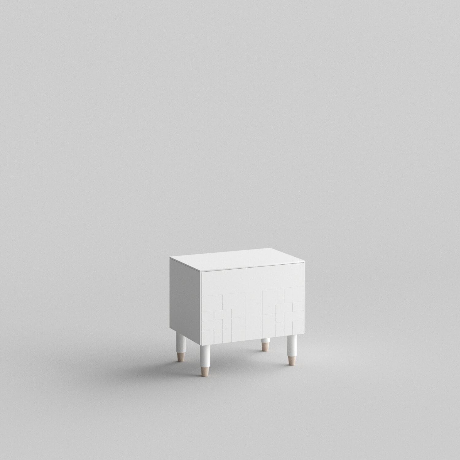 Deco Full Kit (door, top and side panels) in White Lace to remodel Besta, 15" tall 1 door frame. Rich and durable designer-grade finish.